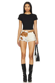 COWHIDE SHORTS
