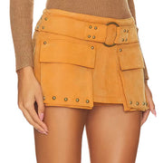 SUEDE SKIRT