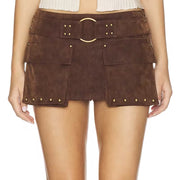 SUEDE SKIRT