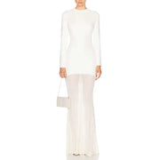 RIBBED MAXI DRESS