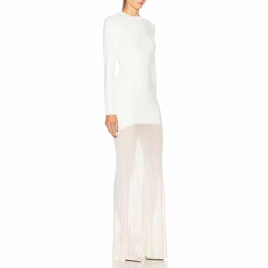 RIBBED MAXI DRESS