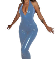V-NECK JUMP SUIT