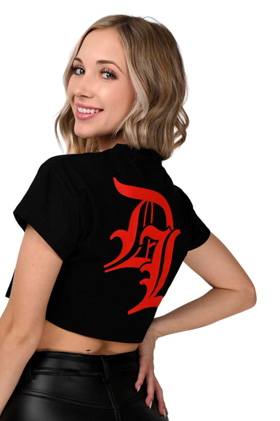 DLOVE RACER CROP-TEE