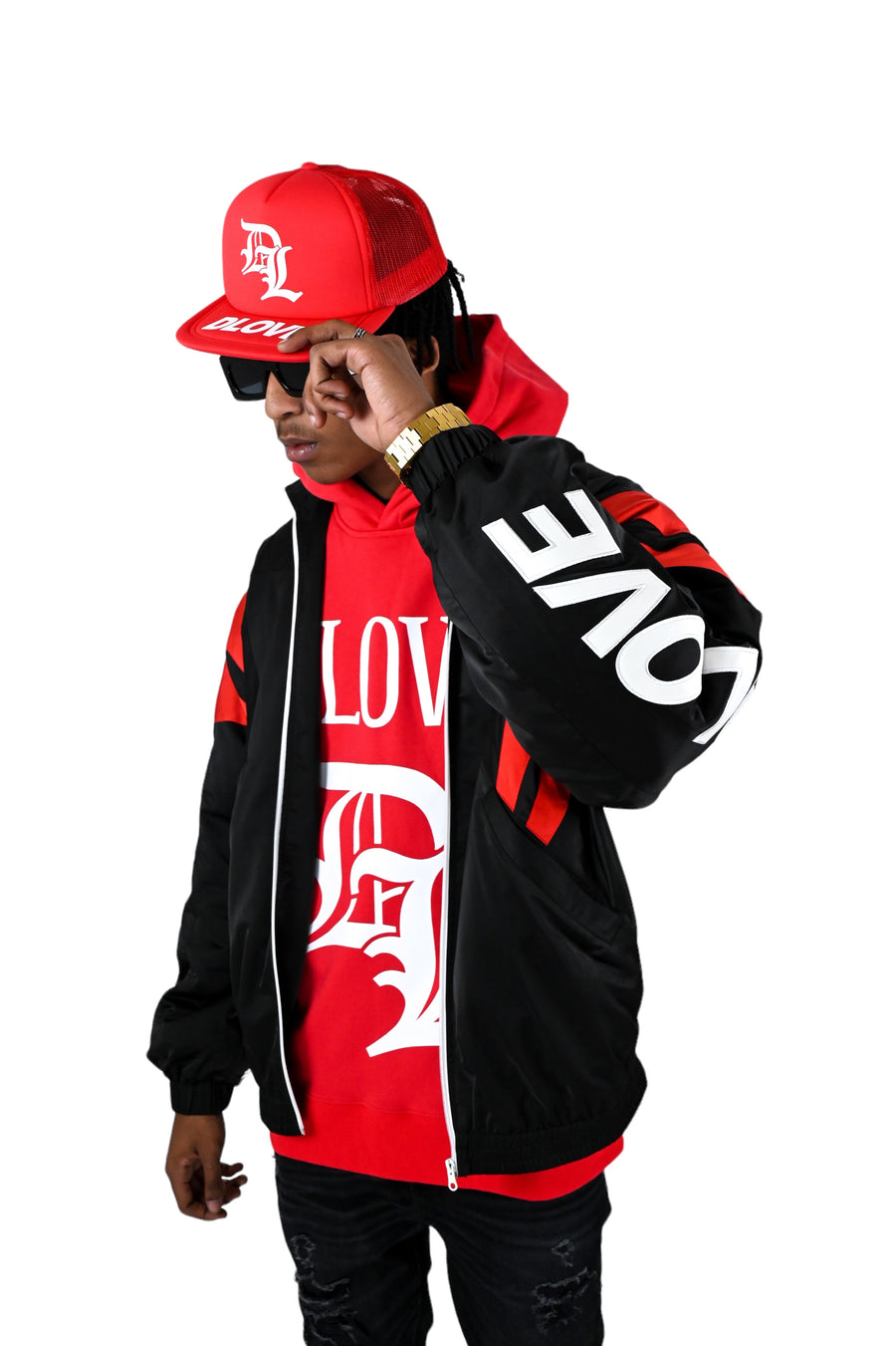 DLOVE MONOGRAM HOODIE