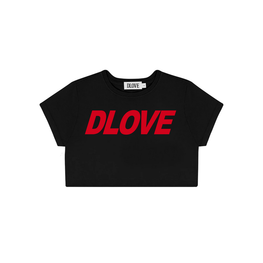DLOVE RACER CROP-TEE