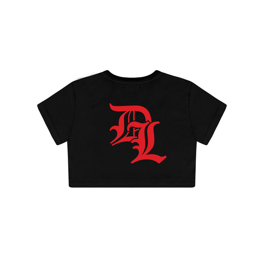 DLOVE RACER CROP-TEE
